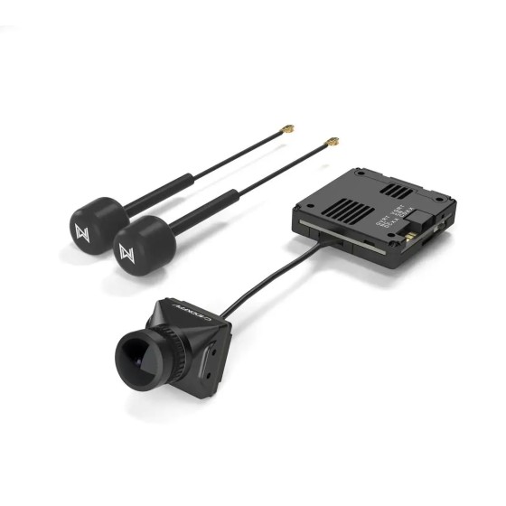 Walks nail HD Pro Kit Dual-Antennen-Version Eingebauter 32G-Speicher 4K FOV160 4km Reichweite für Drohnen